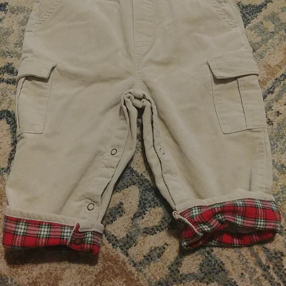 Oshkosh 100% Cotton Tan Overalls